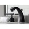 Kingston Brass KS4980CKL Widespread Bathroom Faucet with Brass Pop-Up, Matte Black KS4980CKL - alternate 5